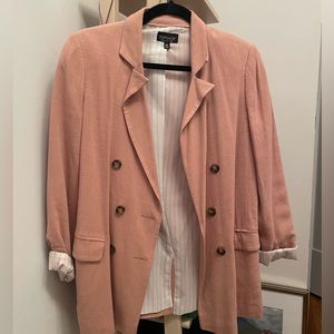 Pink Topshop Blazer